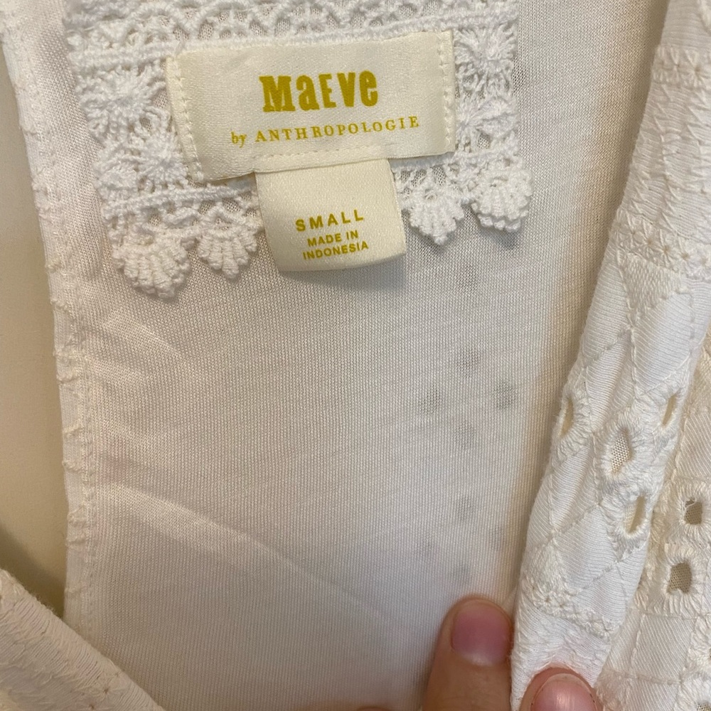 Perfect anthropologie Maeve Rochelle Eyelet maxi! - Picture 5 of 6